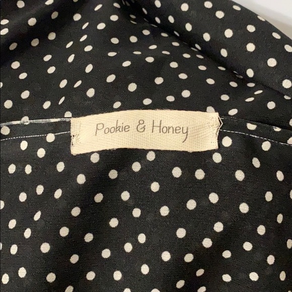 Handmade Infinity Polka Dot Scarf - Picture 3 of 4